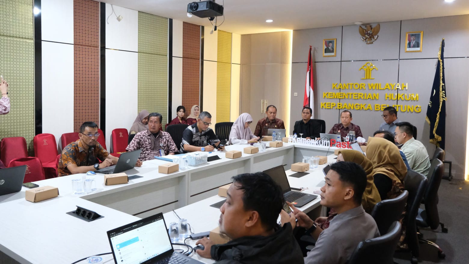 Kemenkum Babel Gelar Rakor Percepatan Pembentukan Koperasi Desa/Kelurahan Merah Putih