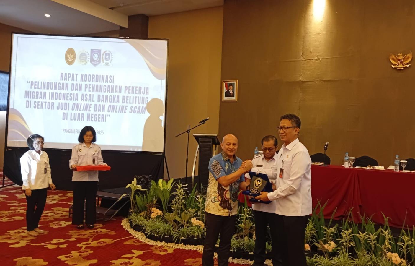 Ketua DPRD Babel Ajak Keluarga 35 PMI Babel di Myamar Hadir di Rakor Bersama Kemenko Polkam Besok