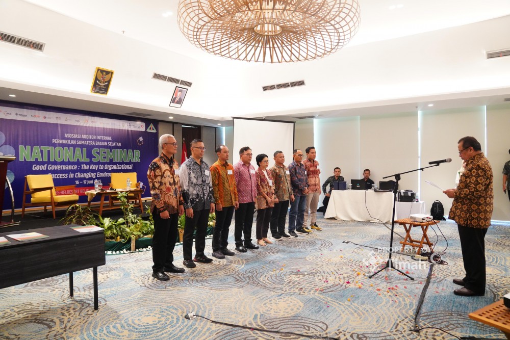 PT Timah dan PT Bukit Asam Dukung Seminar Nasional Asosiasi Auditor Internal Sumbagsel