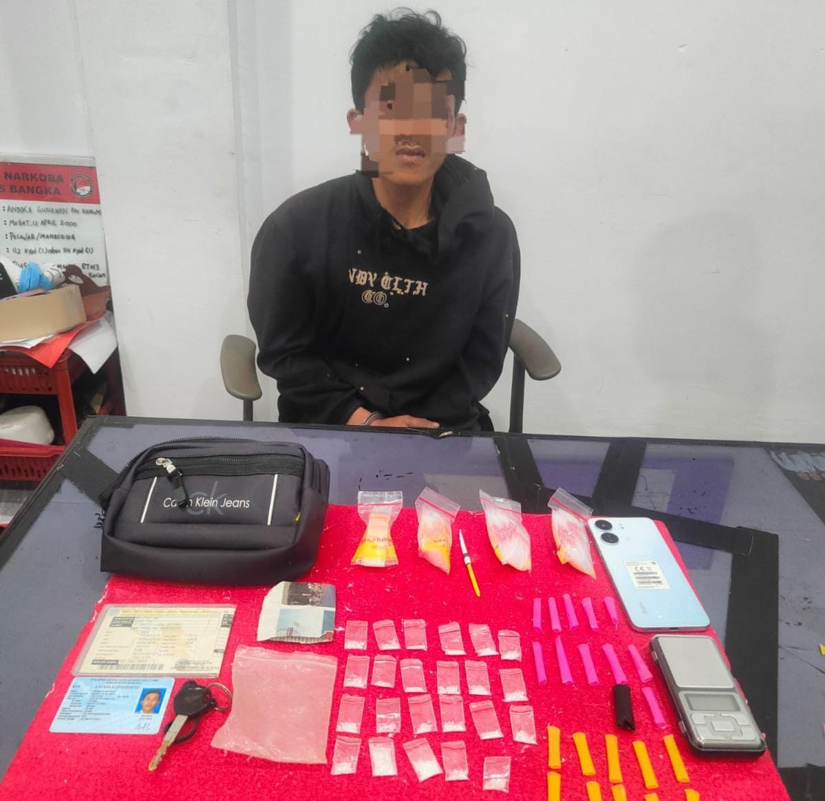 Edar Sabu, Ag Ditangkap Polisi dengan BB 7,11 Gram