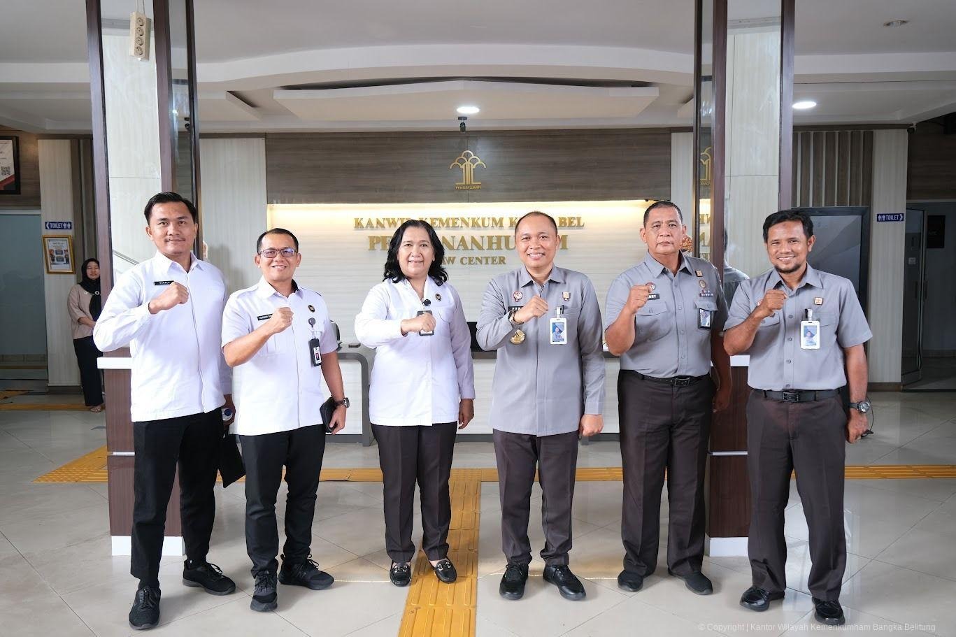 Kanwil Kemenkum Babel dan Kemenko Perkuat Sinergi Layanan Posbankum di Babel