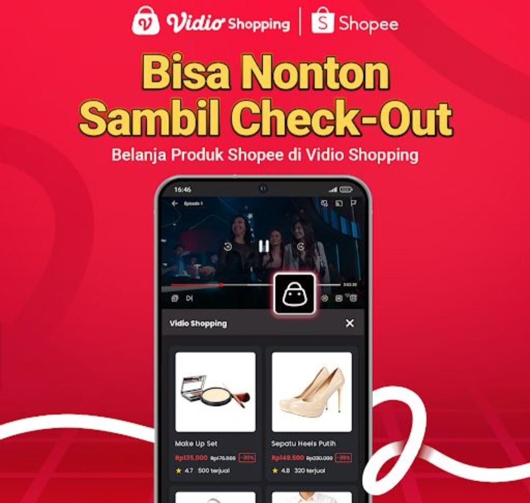 Shopee dan Vidio Hadirkan Fitur Vidio Shopping, Cara Baru Belanja Praktis Sambil Nonton Tayangan