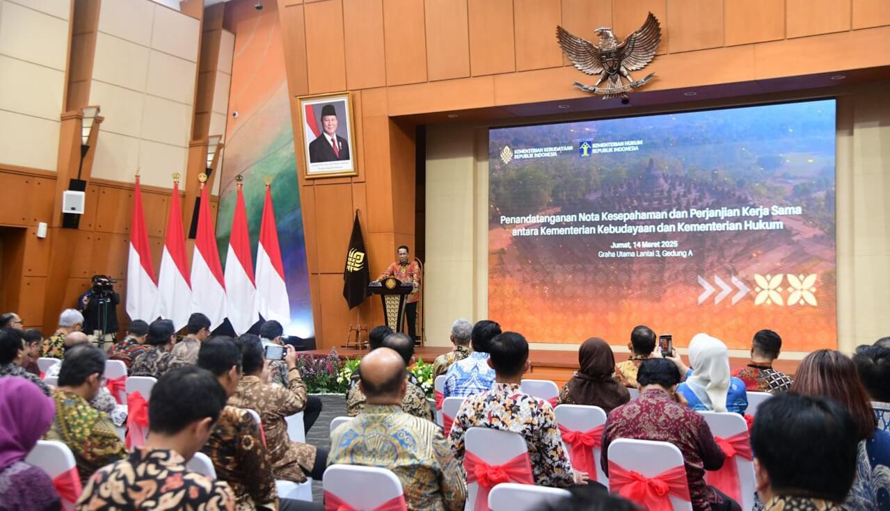 Lindungi Budaya Indonesia, Kemenkum Sahkan Kerja Sama dengan Kemenbud