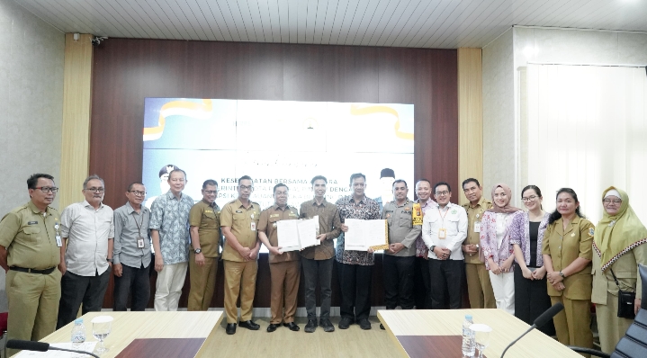 Pj.Walikota Tanda Tangani 3 MoU Dengan HIMPSI dan Polresta Pangkalpinang
