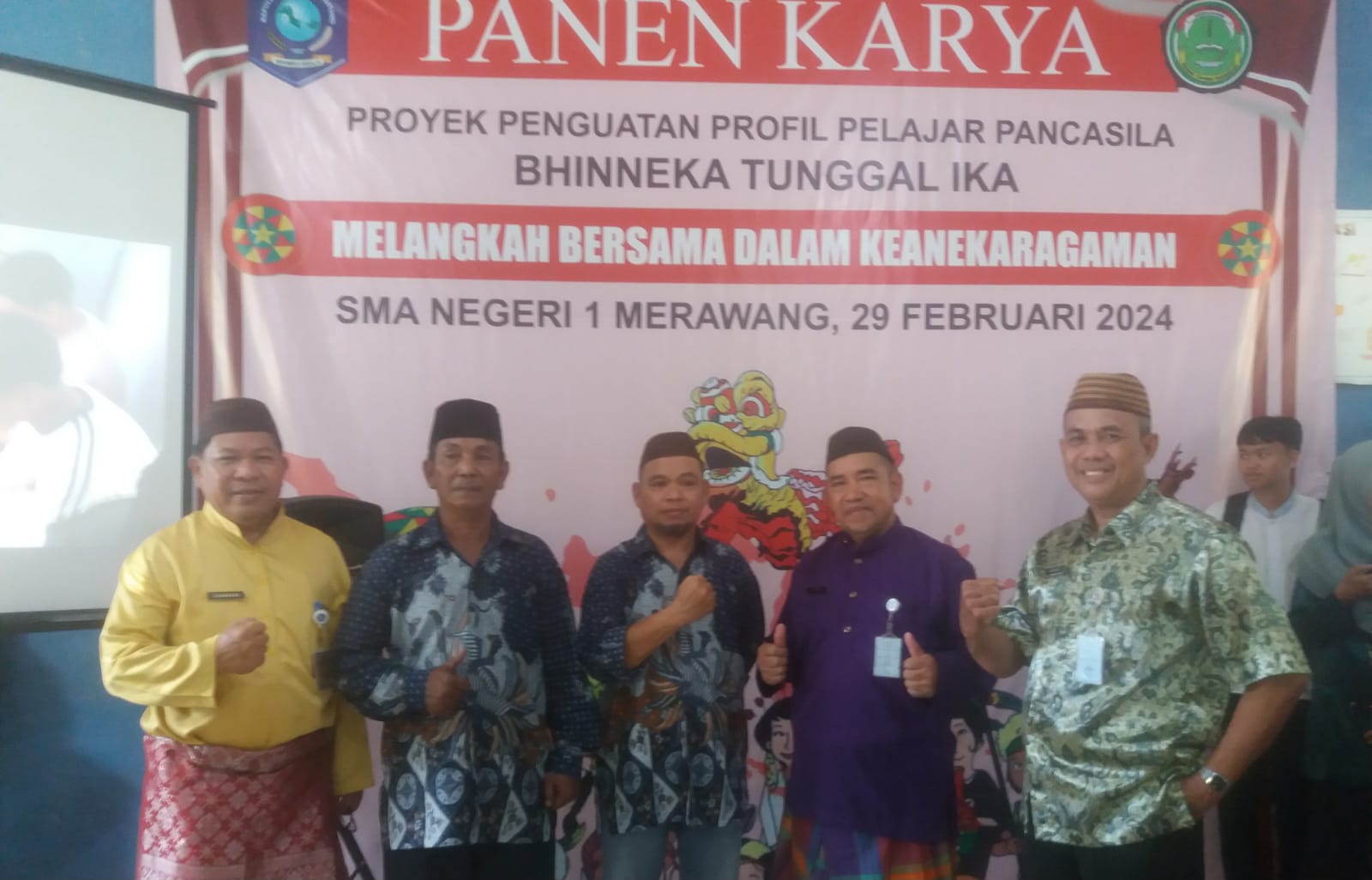 Panen Karya P5 SMAN 1 Merawang Tahun 2024 Berlangsung Meriah