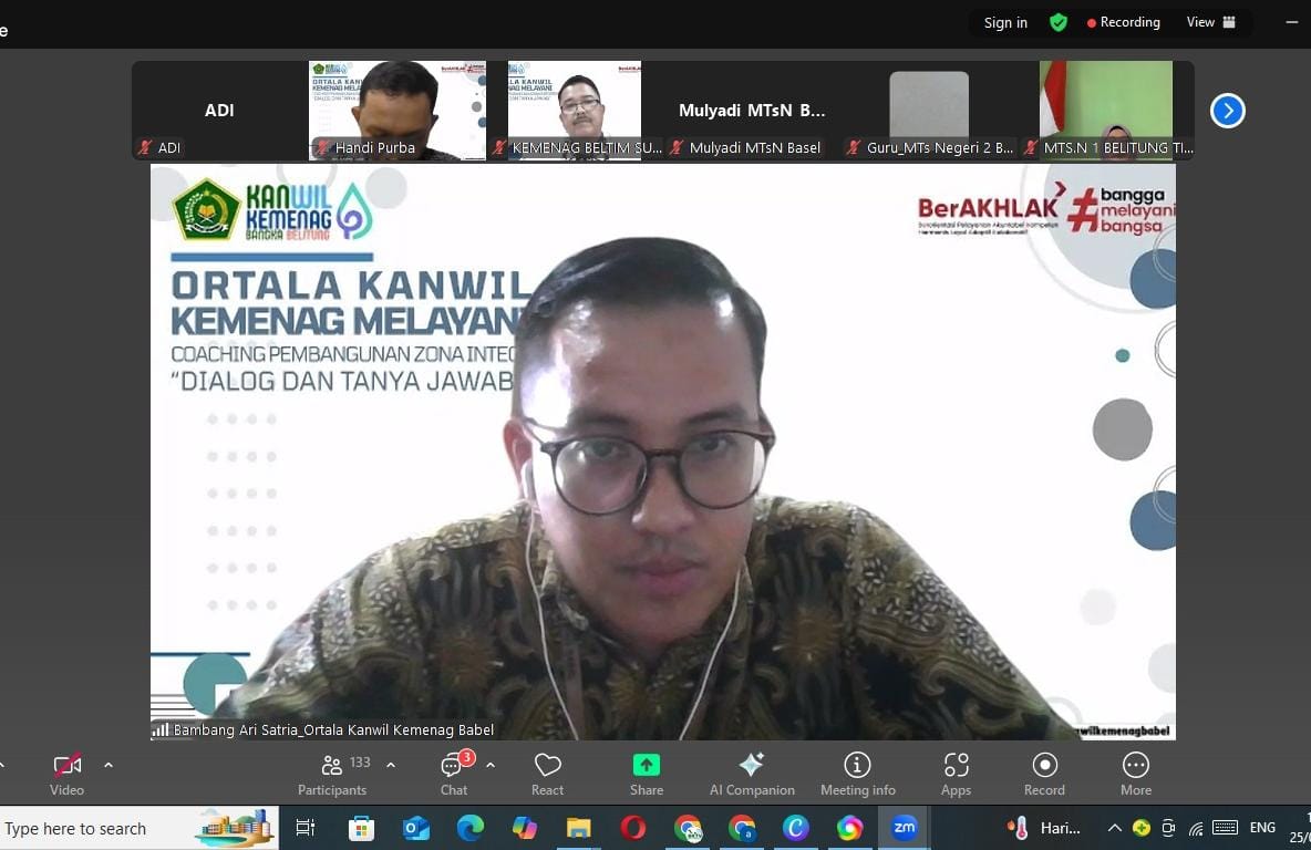 Maturitas SPIP Kemenag Babel Bagus: Siap Dampingi Satker Capai Standar Nasional