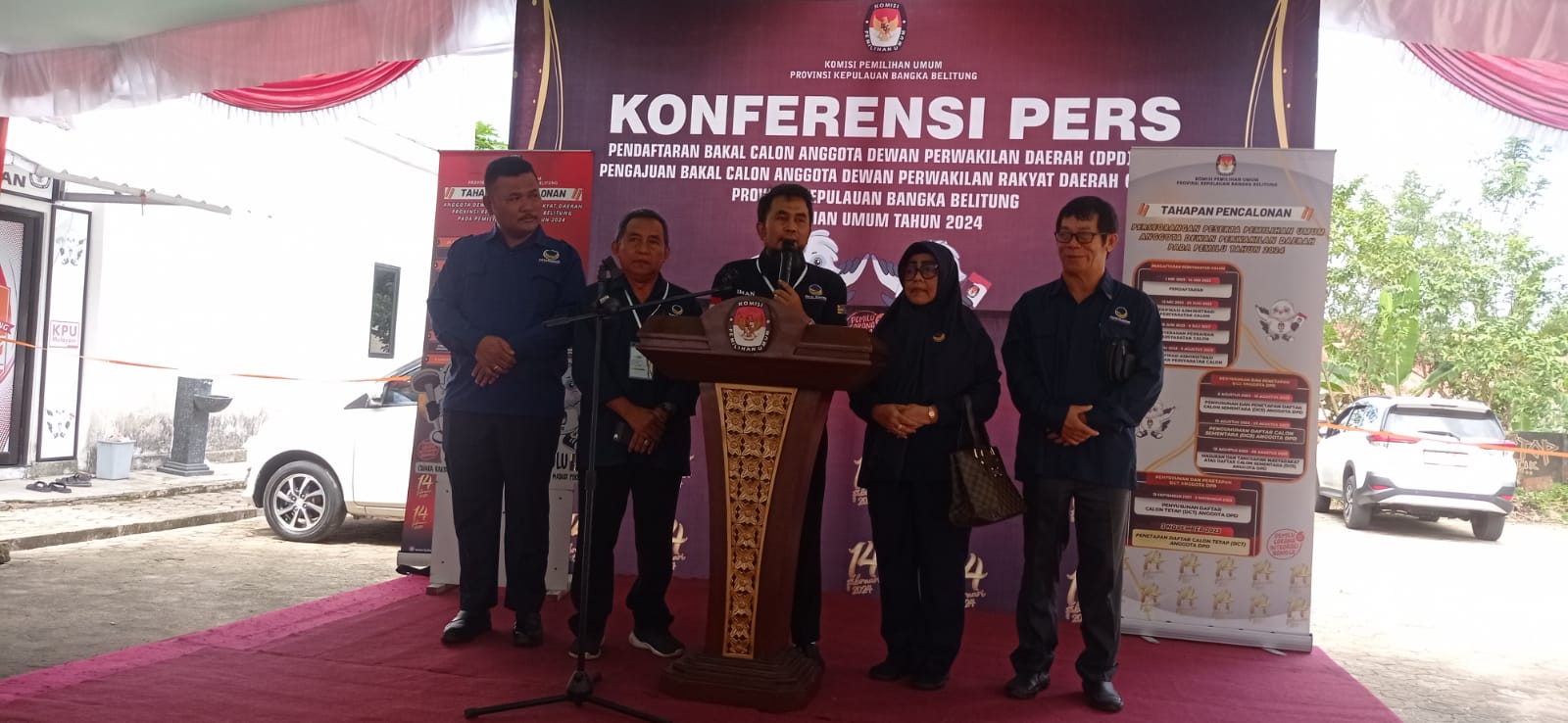 Empat Parpol Sudah Serahkan Nama Bacaleg ke KPU Babel