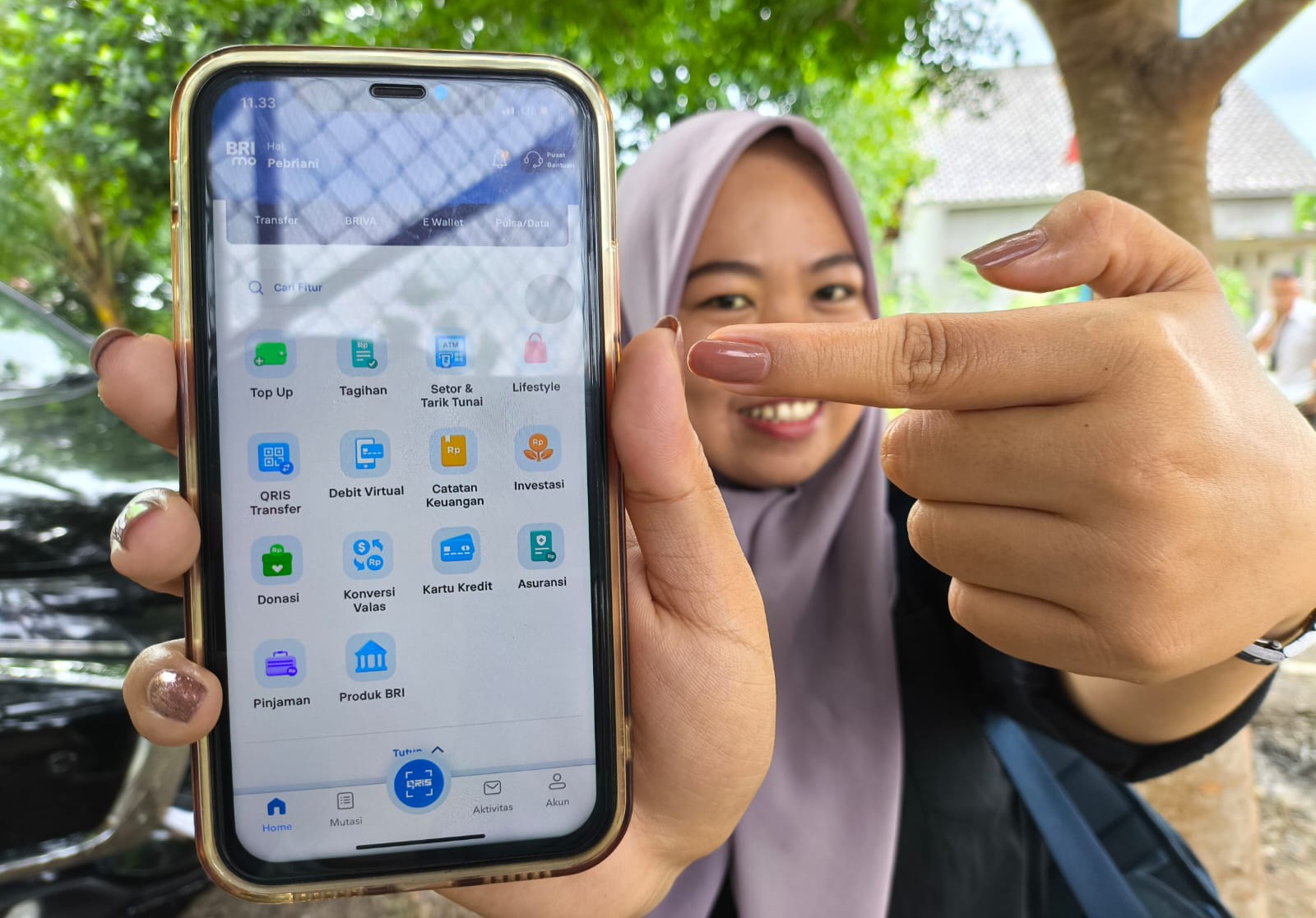 Permudah Tarik Tunai di Desa, Brilink Batin Raya juga Layani Penarikan Bantuan PKH