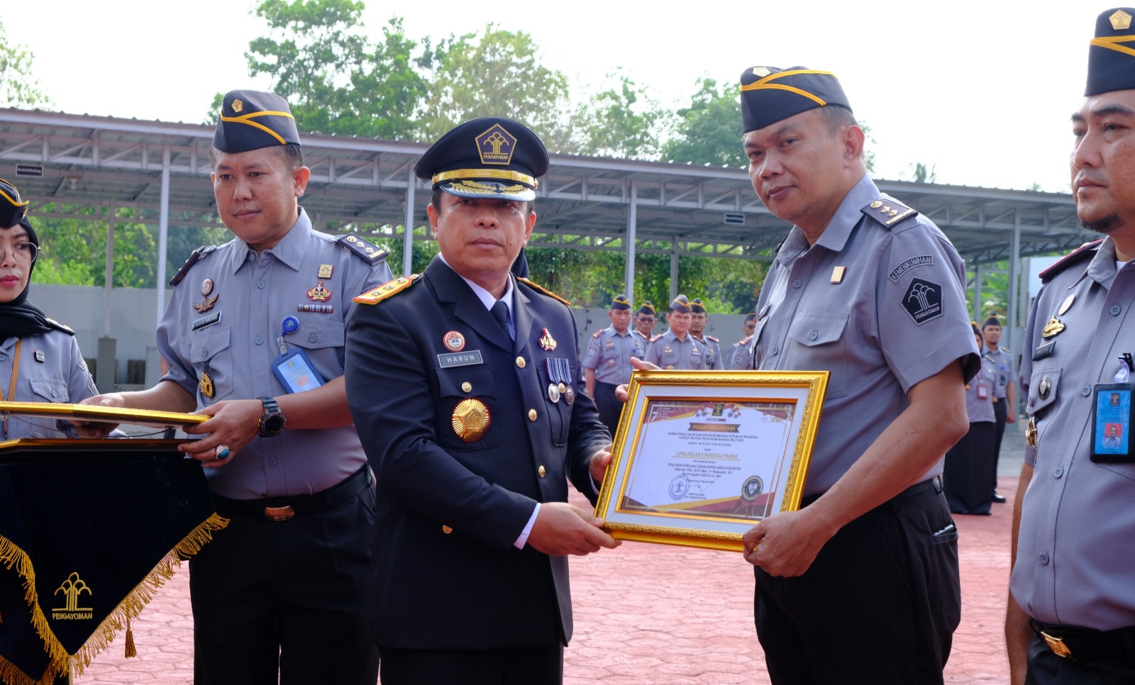 Kakanwil Harun Sulianto Jadi Inspektur Upacara HUT Kemenkumham di Pangkalpinang, Ini Pesan Menkumham