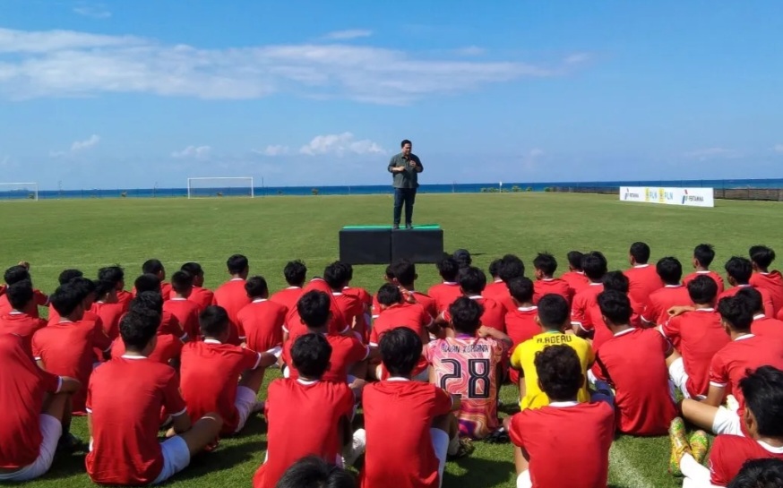 3 Pesan Erick Thohir untuk Timnas U-17 di Piala Dunia 