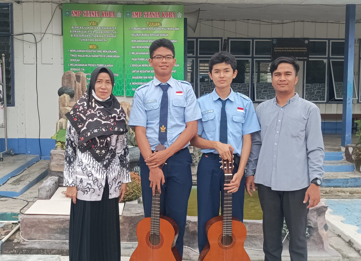 Membanggakan, Siswa SMP Stania Koba Wakili Babel Lomba Gitar Duet FLS2N Tingkat Nasional