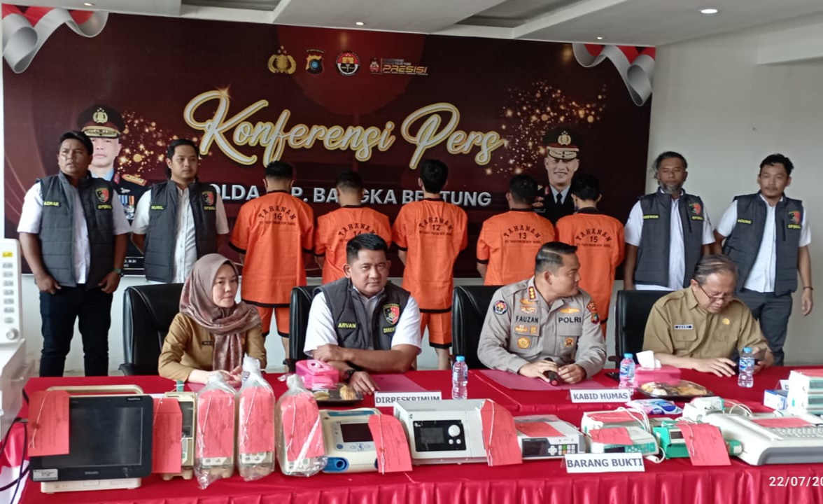 Keuntungan 5 Pelaku Pencurian Ventilator RSUP Airanyir Capai Ratusan Juta