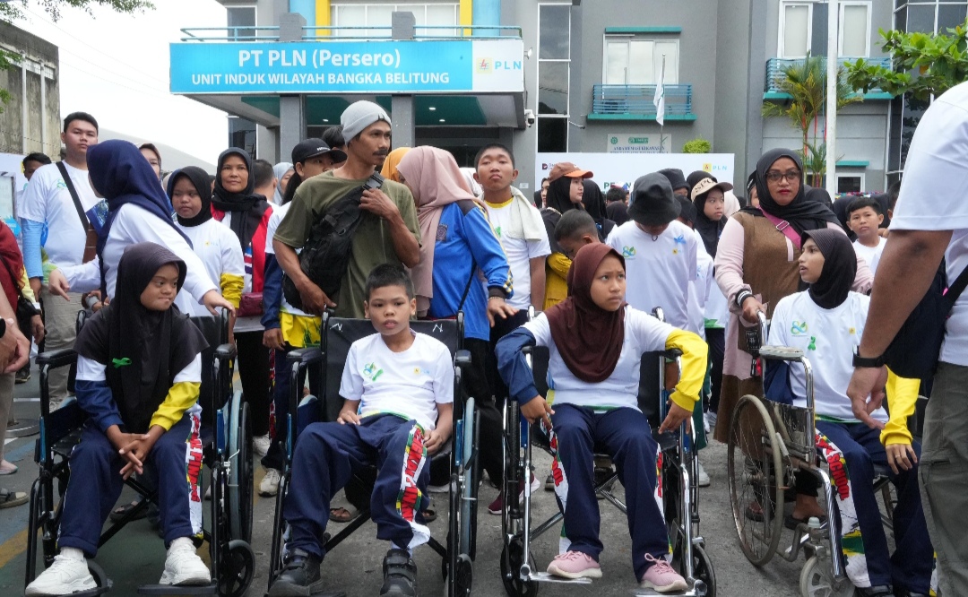 PLN Babel dan YBM PLN Hadirkan Kebahagiaan Bagi Anak Yatim, Dhuafa dan Disabilitas di Momen HLN ke-80