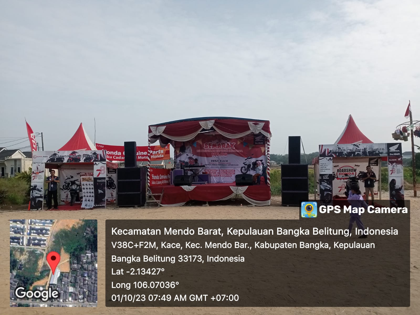 Roadshow Honda Patria dengan Promo Menarik di Mendo Barat Disambut Antusias