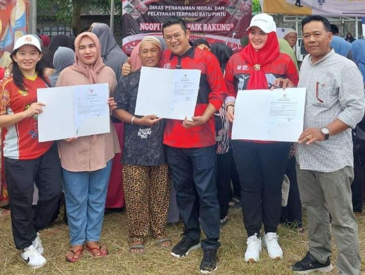 Segini Total Masyarakat Membuat NIB di Desa Permis Saat Aik Bakung 