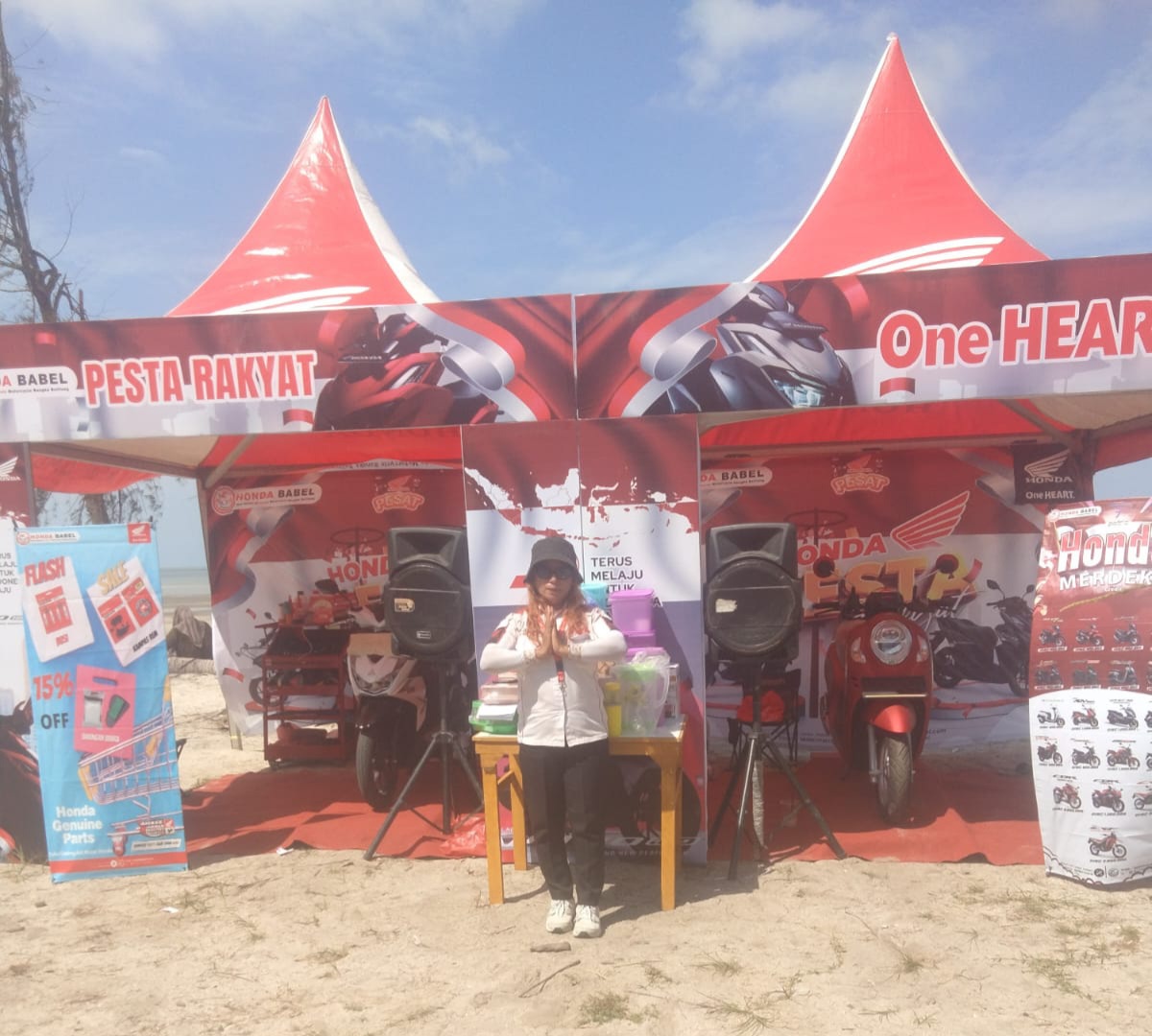 Honda Patria Roadshow di Pantai Air Anyir