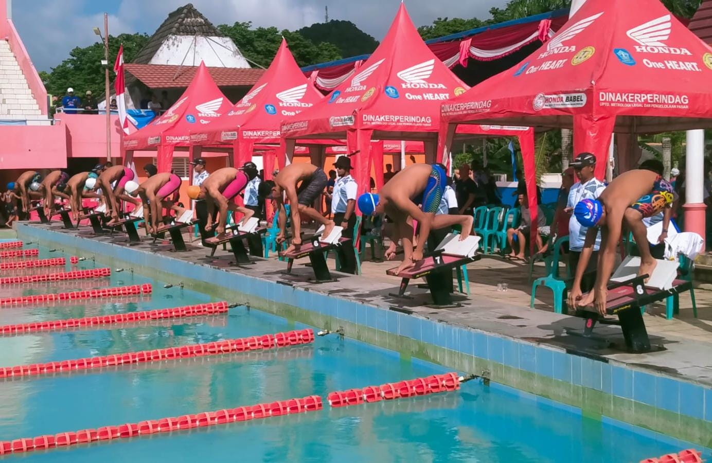 PM Swimming Competition 2025 Dibuka, 485 Atlet Se Babel Ikuti Kejuaraan Renang Kelompok Umur