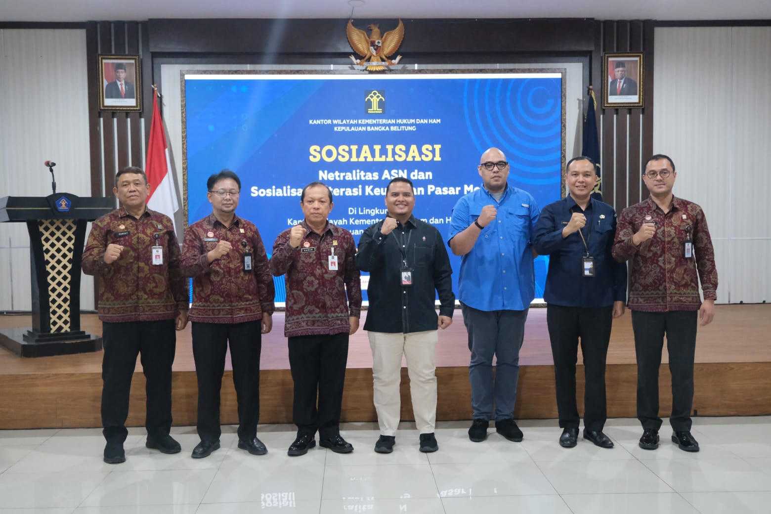 Siap Jaga Netralitas ASN, Kalapas Narkotika Pangkalpinang Ikuti Sosialisasi Netralitas ASN di Pilkada 2024