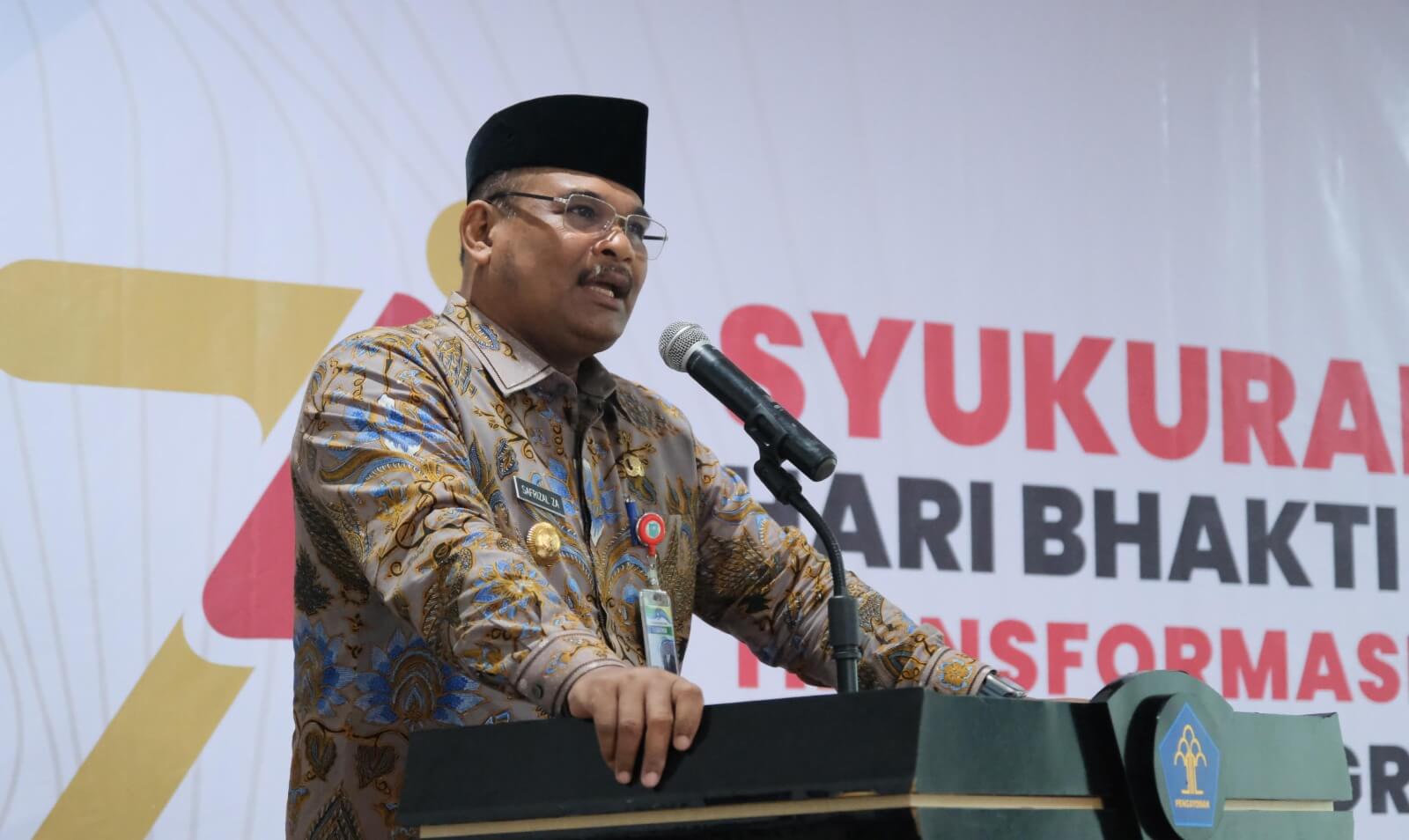 Syukuran Hari Bhakti Imigrasi ke-74, Pj. Gubernur Babel Apresiasi Layanan Keimigrasian