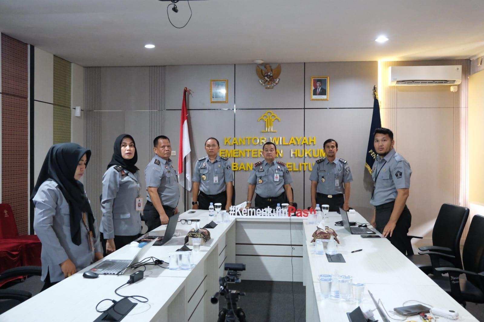 Kanwil Kemenkum Babel Ikuti Diskusi Strategi Kebijakan Permenkumham Terkait Jabatan Notaris