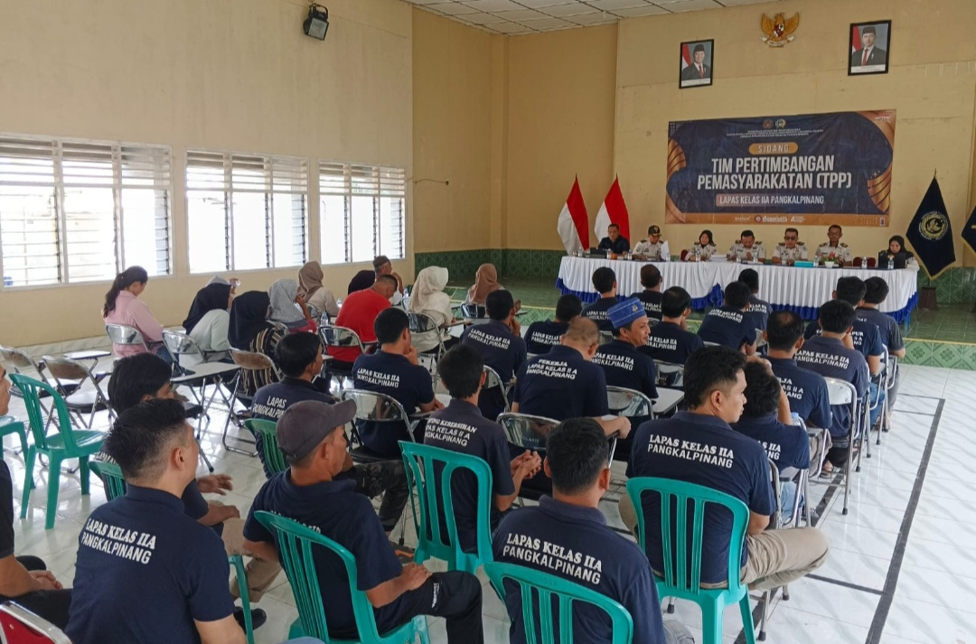 Sidang TPP Jadi Kunci Pembinaan Berkualitas di Lapas Pangkalpinang