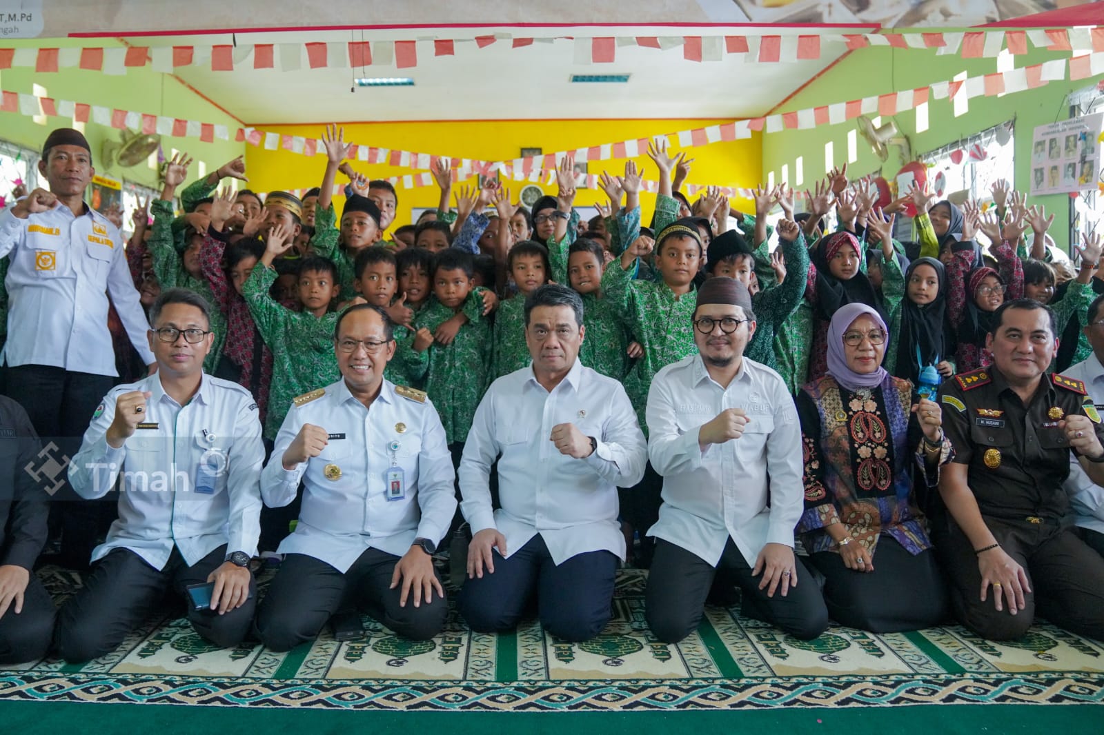 PT Timah Tbk Dukung Simulasi Program Makan Bergizi Bagi Pelajar di Bangka Tengah