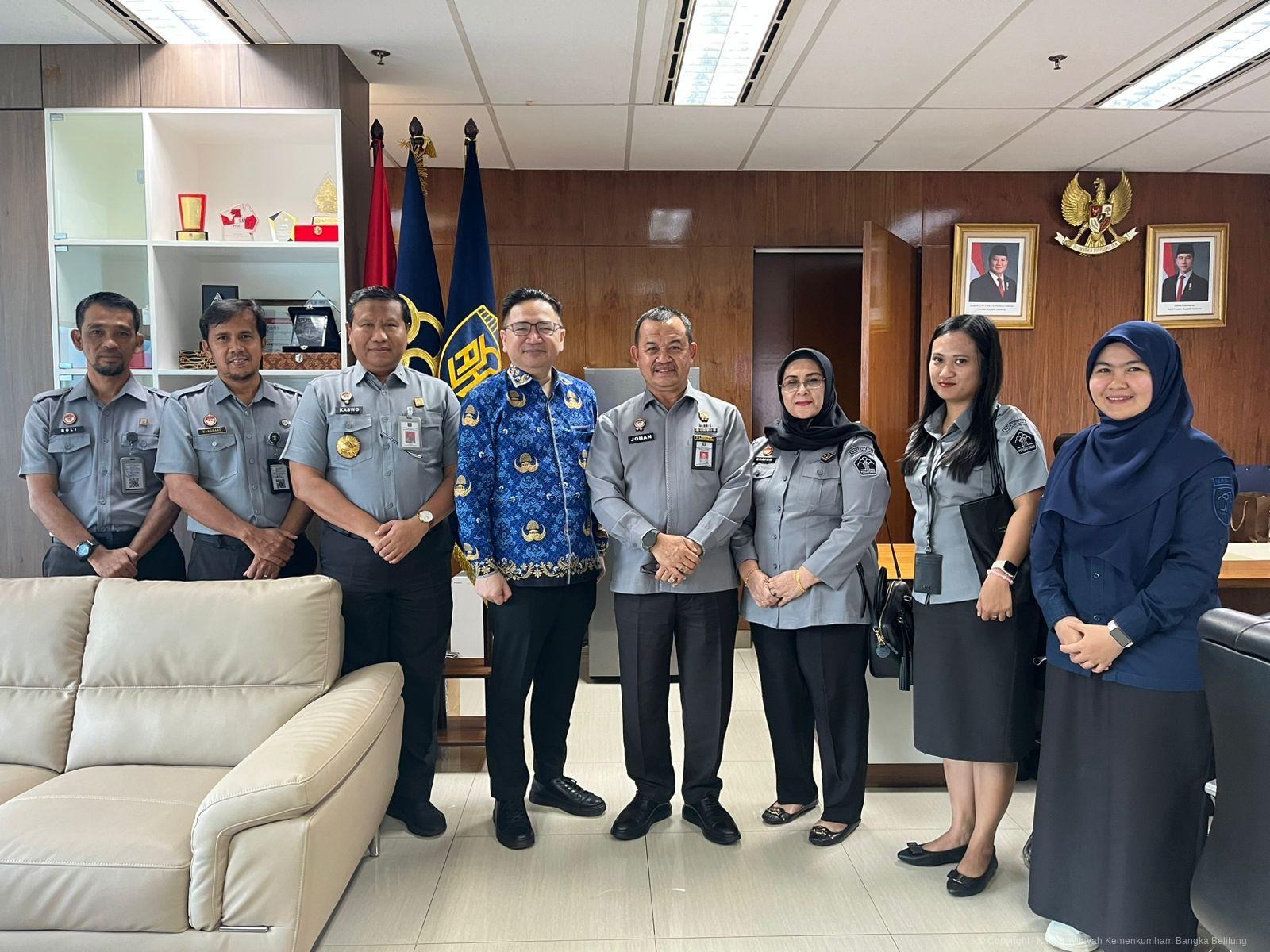 Kanwil Kemenkum Babel Jalin Komunikasi Efektif Guna Penguatan Tugas dan Fungsi AHU Di Wilayah