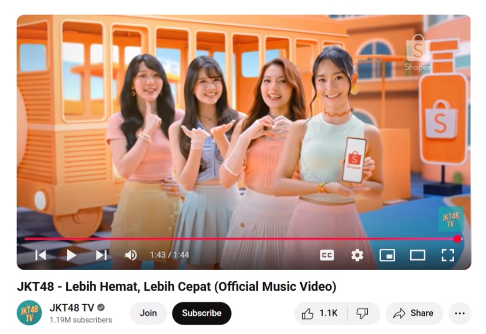 Fans Heboh! Shopee x JKT48 Tampilkan MV yang Penuh Warna dan Energi, Tonton Sekarang!