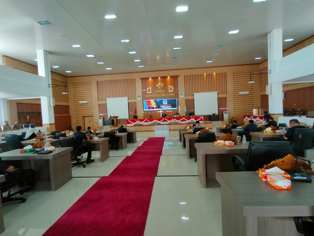 Paripurna DPRD Basel, Delapan Dewan Tidak Hadir Tanpa Alasan, Satu Sedang Cuti Menikah 