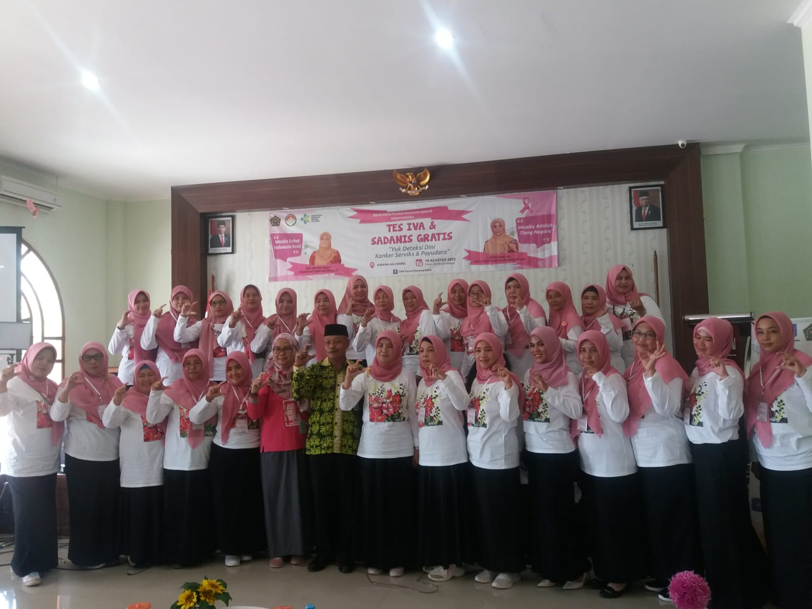 544 Wanita se Babel Tes Iva dan Sadanis Gratis Bersama DWP Kanwil Kemenag Babel