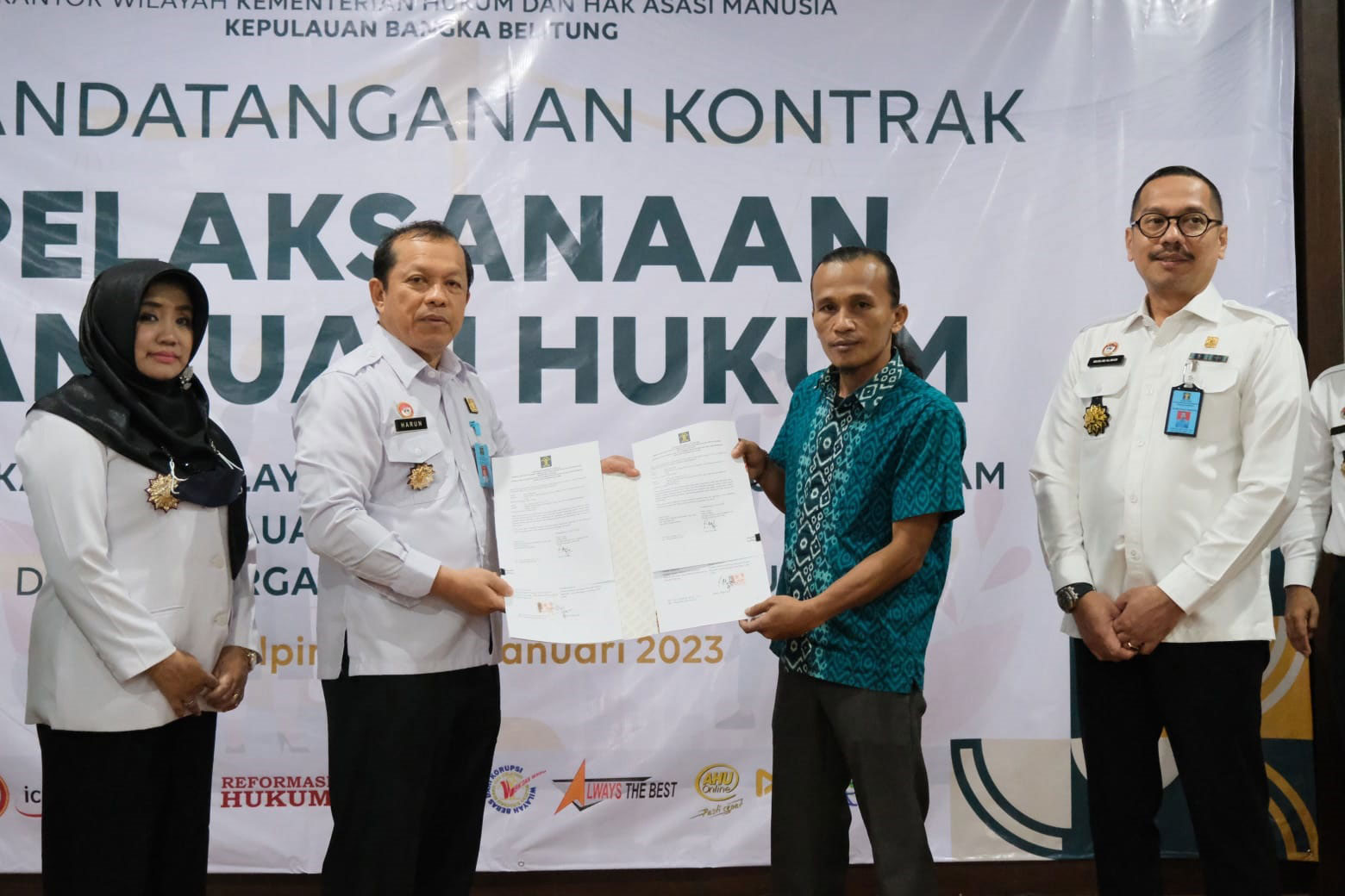 Ini Capaian Bidang Hukum Kemenkumham Babel Triwulan 1/2023