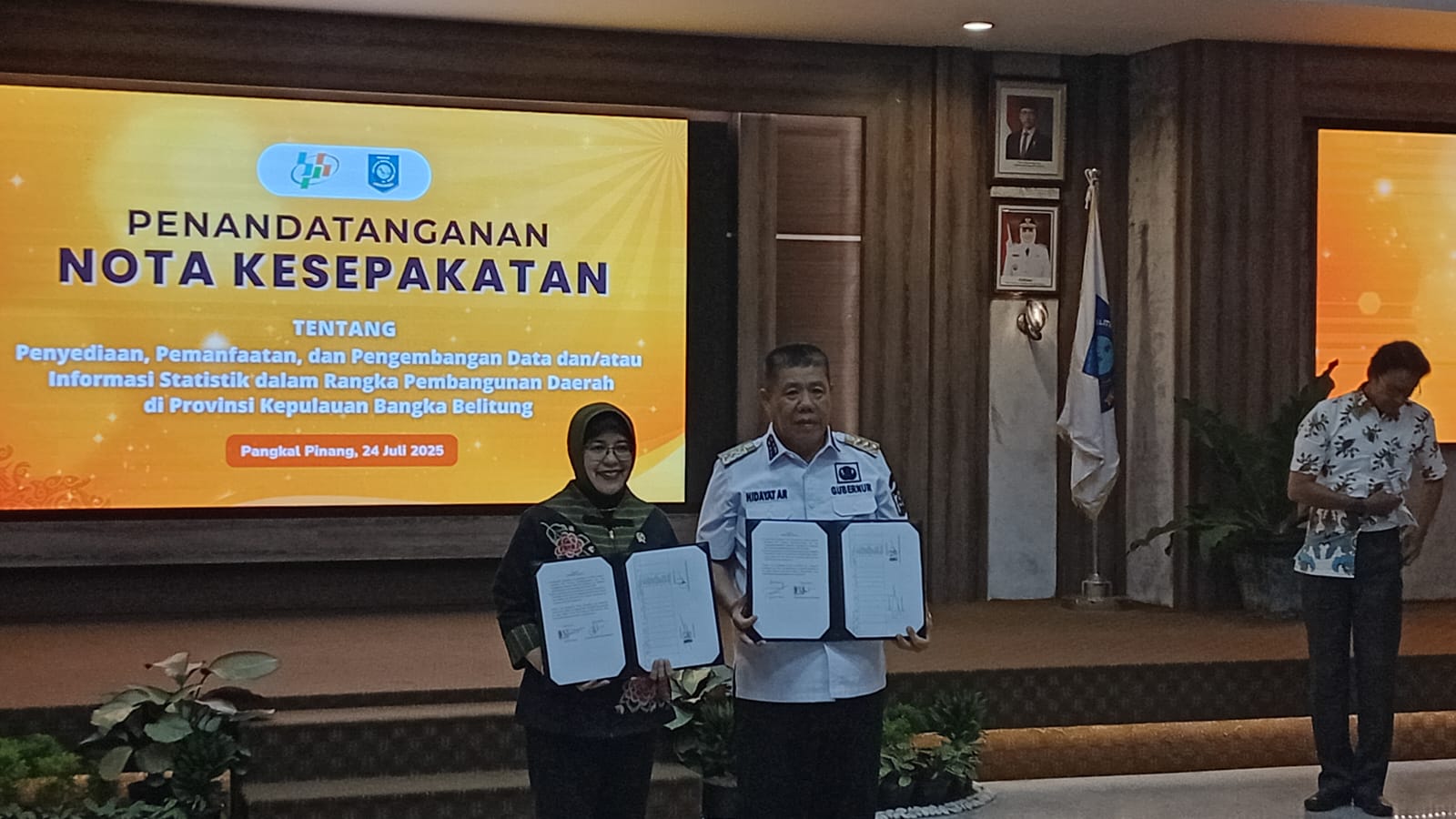 Pemprov Babel dan BPS  RI Teken MoU, Dorong Babel Jadi Price Maker Timah Global