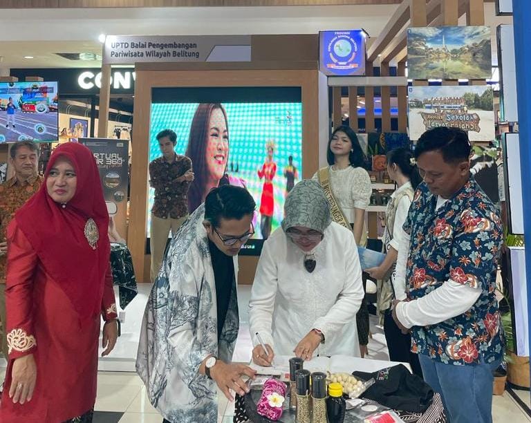 Pariwisata Babel Manggung di Ciwalk Mall Bandung