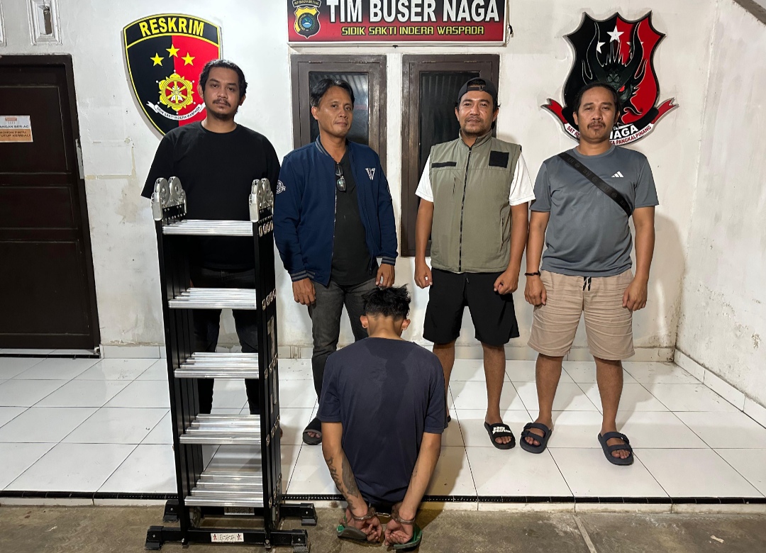 Polresta Pangkalpinang Sikat Pencuri Tangga, Uang Hasil Curian Dipakai untuk Narkoba dan Judi Online