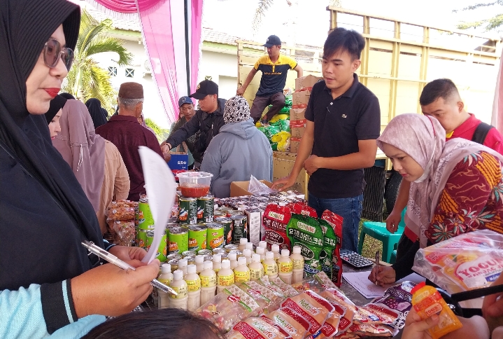 Tekan Inflasi Jelang Idul Adha, Kecamatan Bakam Gelar Pasar Murah