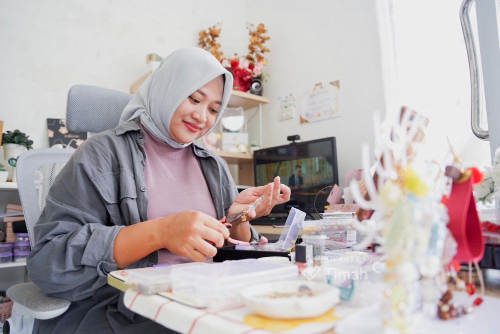 Studio Dian Tantra Berkembang Berkat Dukungan Rumah BUMN Belitung Bersama PT Timah