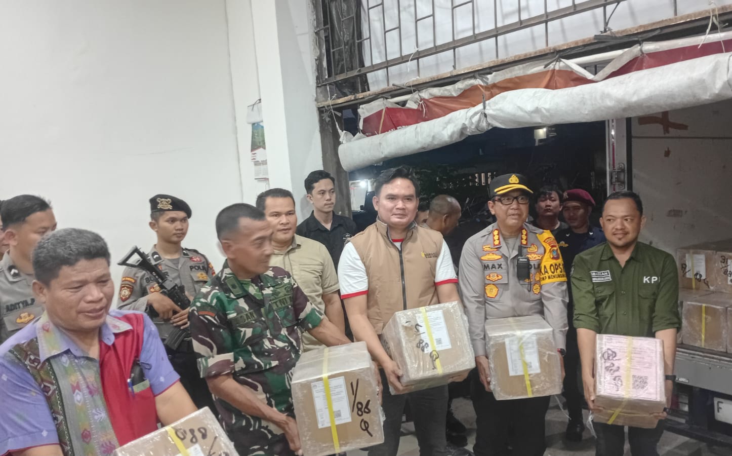 Lebih Cepat, KPU Pangkalpinang Terima 88 Box Logistik Surat Suara