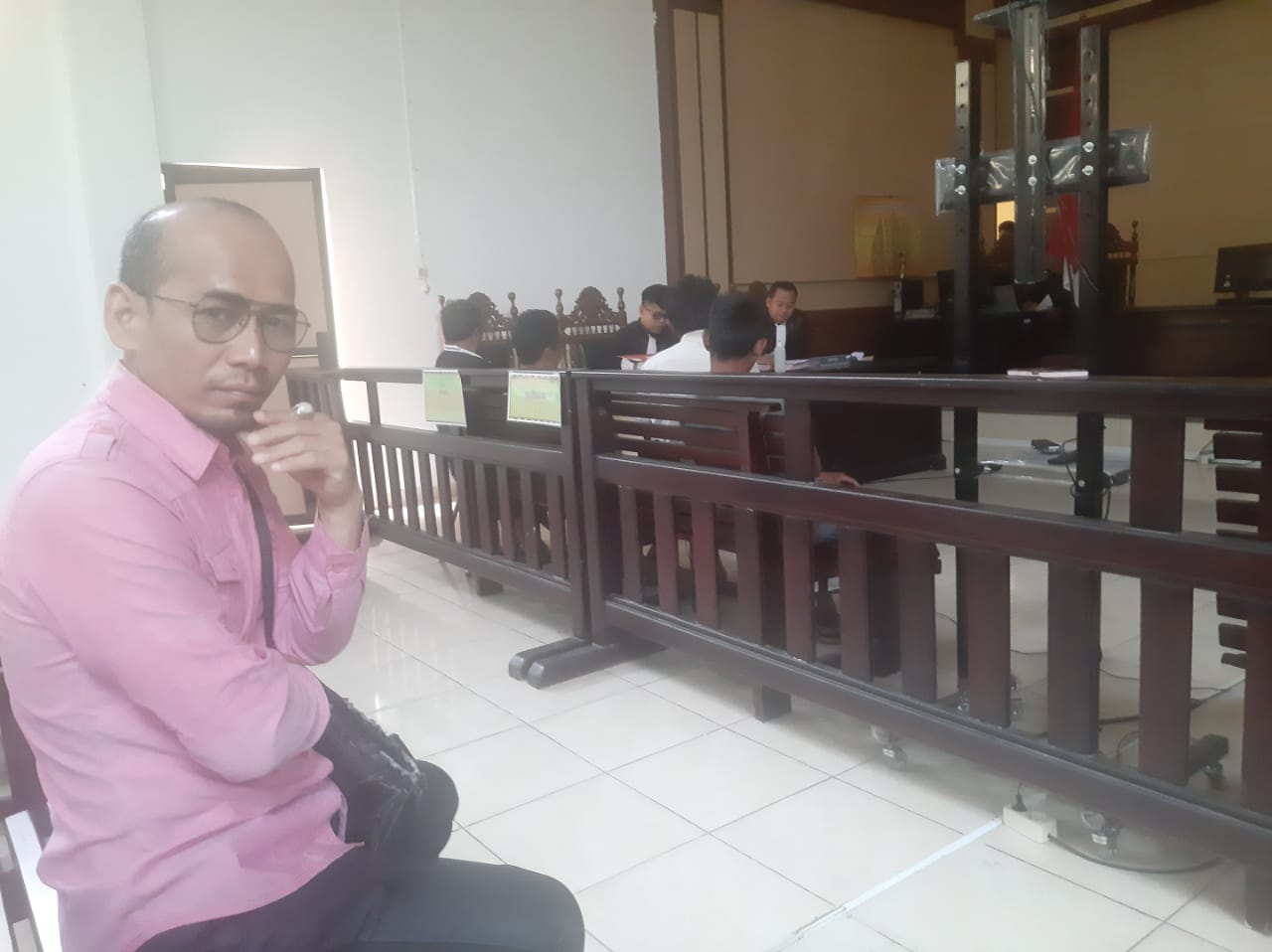 Aktivis Anti Korupsi Pantau Langsung Sidang Tipikor Lahan Tranmigrasi Jebus