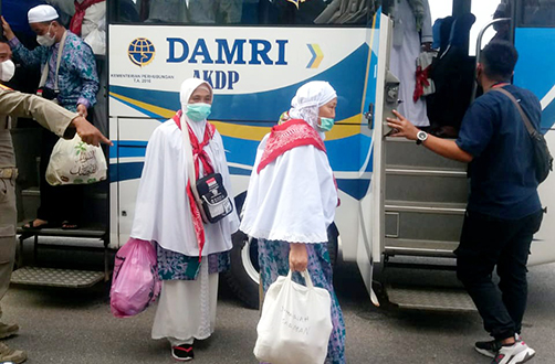 257 Jamaah Babel Tiba, Tes Swab Semua Negatif, Besok Jemaah Bateng, Basel, & Bangka