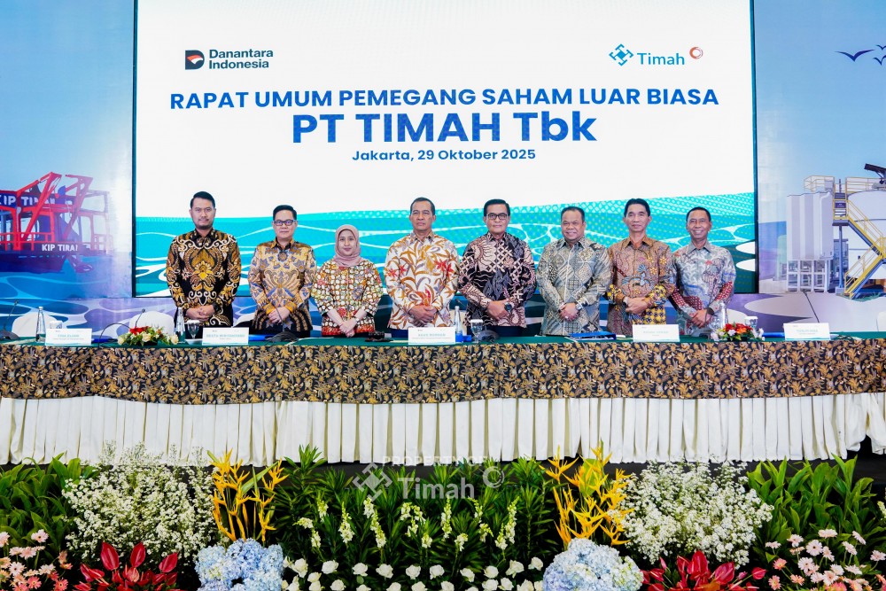 RUPSLB PT Timah Tbk Ganti Manajemen, Berikut Susunan Komisaris dan Direksi yang Baru