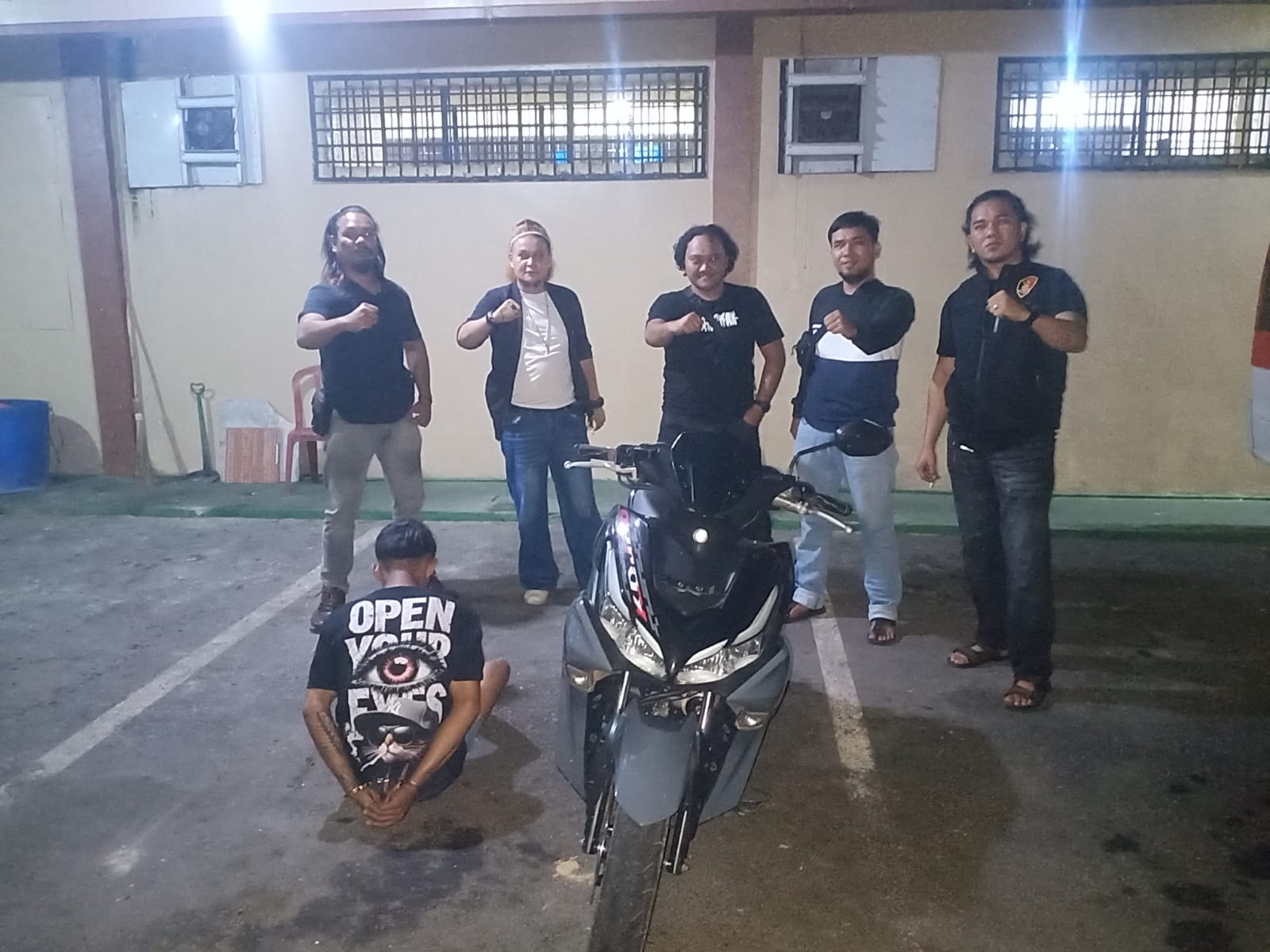 Tim Opsnal Bersama Buser Macan Selatan Tangkap Pelaku Curanmor Hingga ke Muntok 