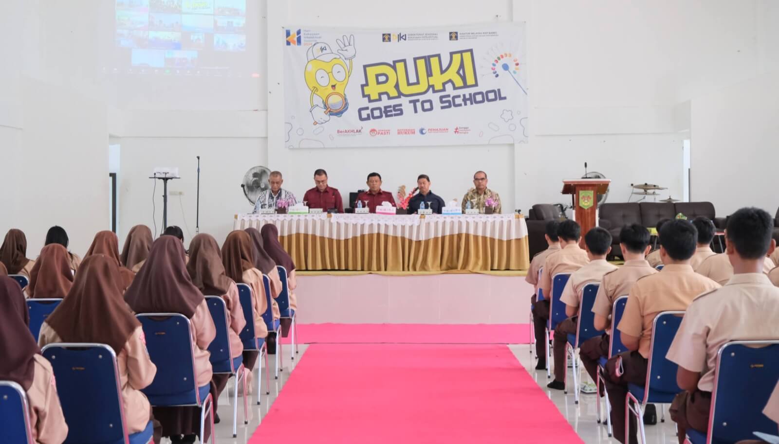 Kemenkumham Babel Kenalkan Sekolah Kedinasan Poltekip dan Kekayaan Intelektual pada Siswa SMA/SMK se-Babel