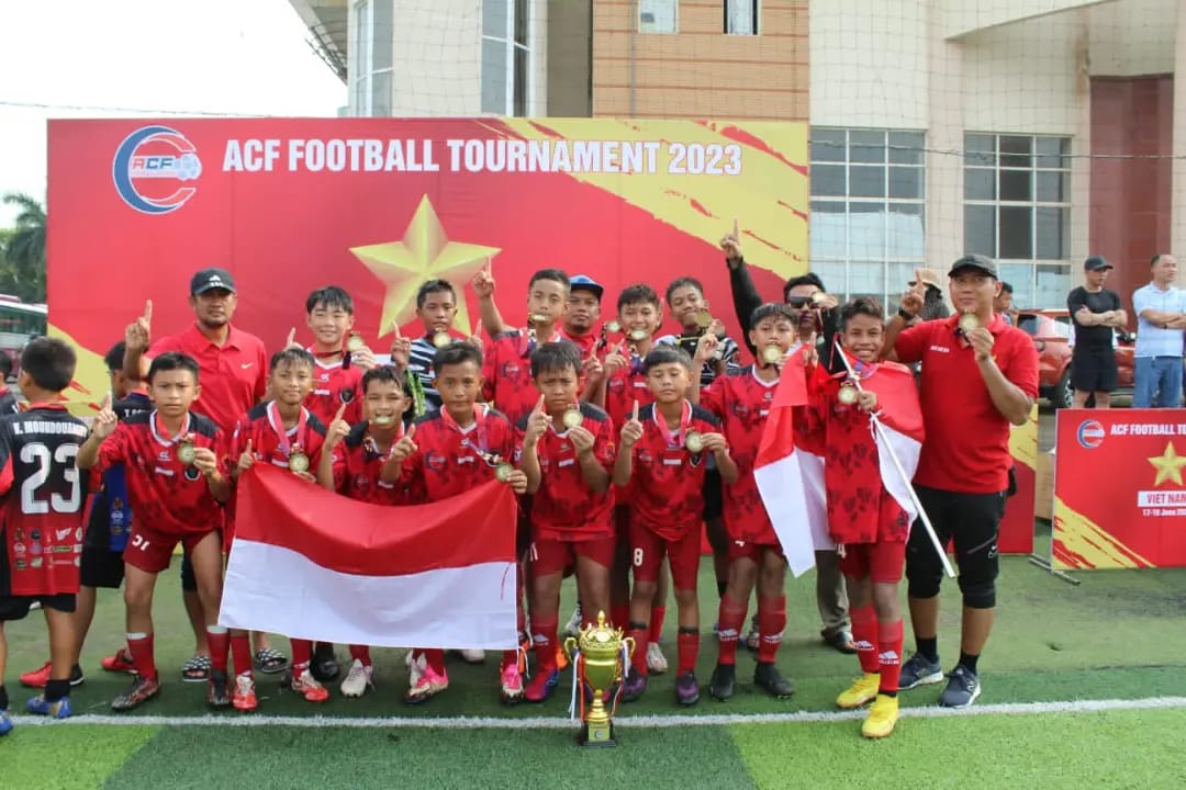 Membanggakan, Garuda Muda Indonesia Jawara di Vietnam, Ada 2 Anak Babel Ikut dalam Tim