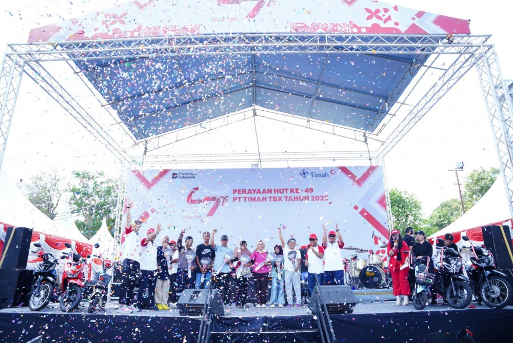 Terima Hadiah Motor Dalam HUT ke-49 PT Timah di Kundur, Siti Hajar: Ini Rezeki Anak Saya