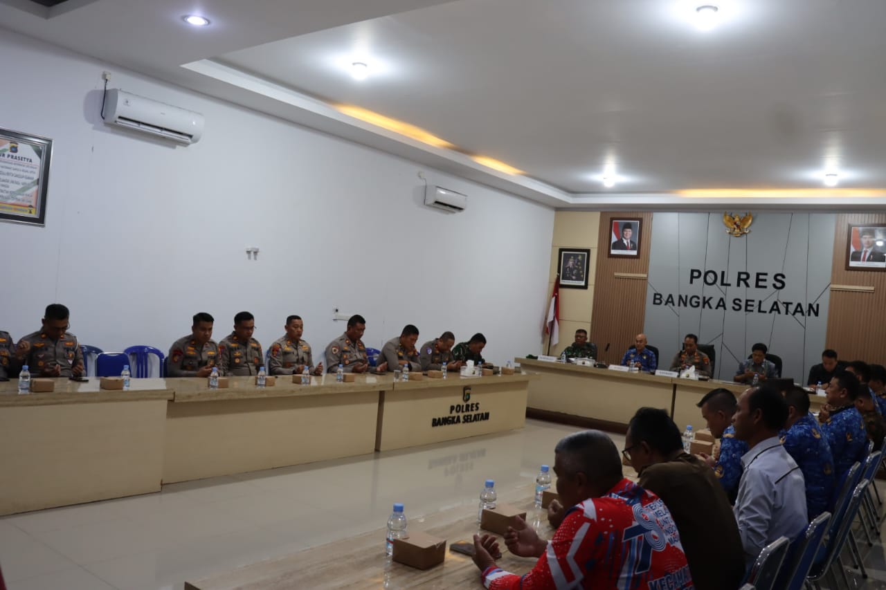 Tegas Perangi Geng Motor, Polres Basel dan Forkopimda Gelar Rakor 