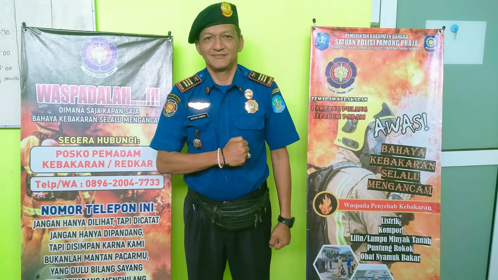 Damkar Bangka Dirikan Posko Laporan Kebakaran 