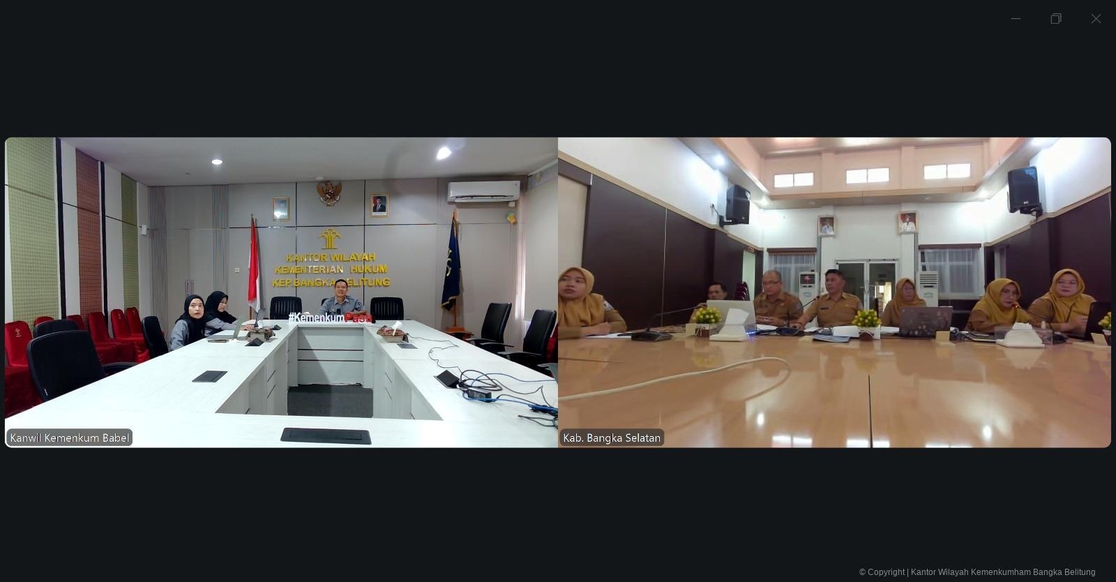 Kanwil Kemenkum Babel Harmonisasikan Ranperda Kab. Bangka Selatan Tentang Pengelolaan Barang Milik Daerah