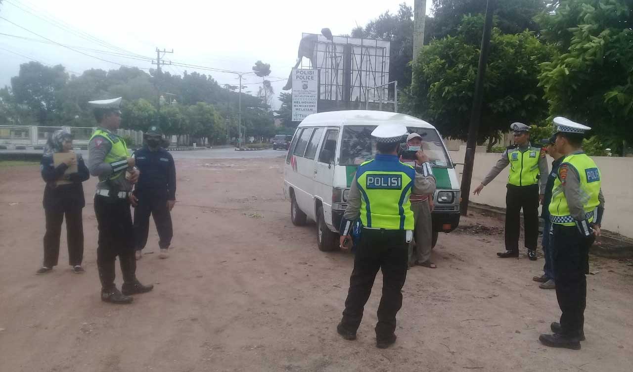 Sambut Nataru, Diperkimhub dan Polres Bateng Gelar Ramp Check, Tak Lengkap Dilarang Beroperasi