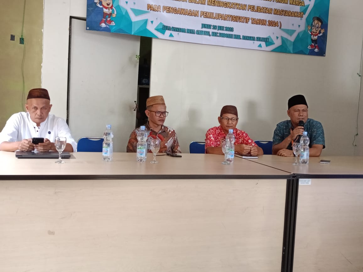 Bawaslu Basel Sosialisasi Pengawasan Partisipatif di Desa Gadung