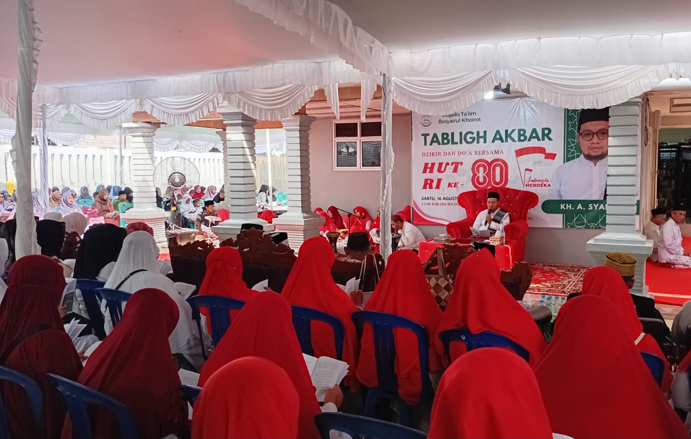 Majelis Taklim Basyairul Khoirot Peringati HUT RI ke-80 Dengan Zikir dan Doa Bersama